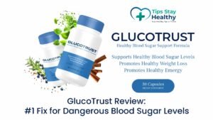 GlucoTrust supplement bottle for blood sugar support and control