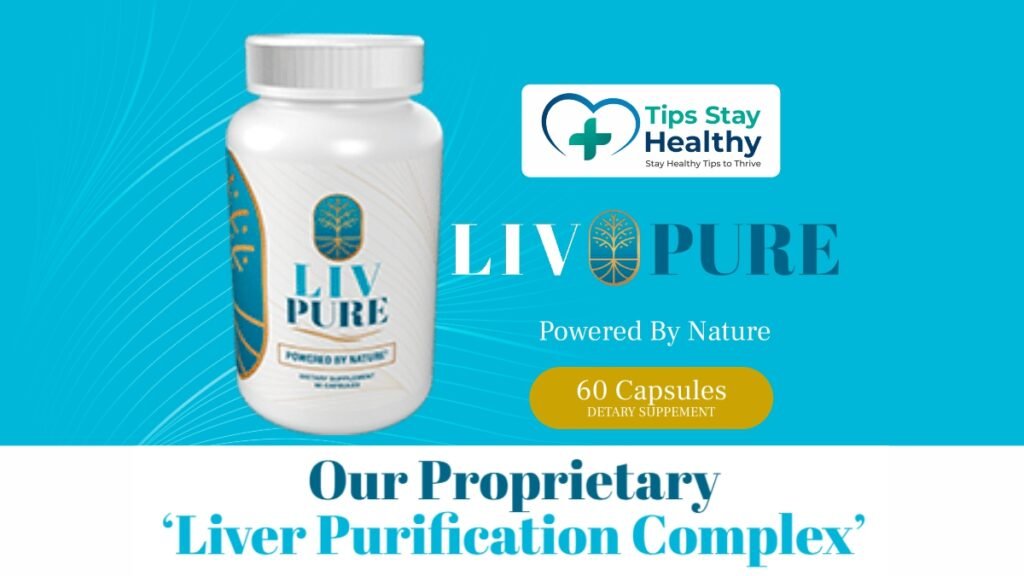 Bottle of LIV PURE supplement highlighting 1 shocking flaw and incredible health benefits
