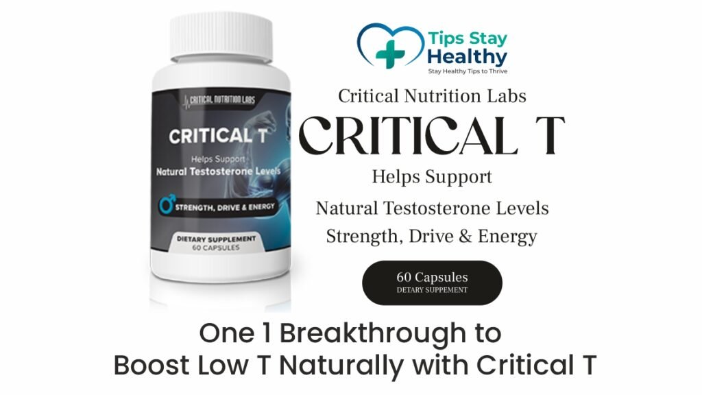 Boost low testosterone naturally with Critical T โ the one breakthrough solution to reclaim your energy and vitality.
