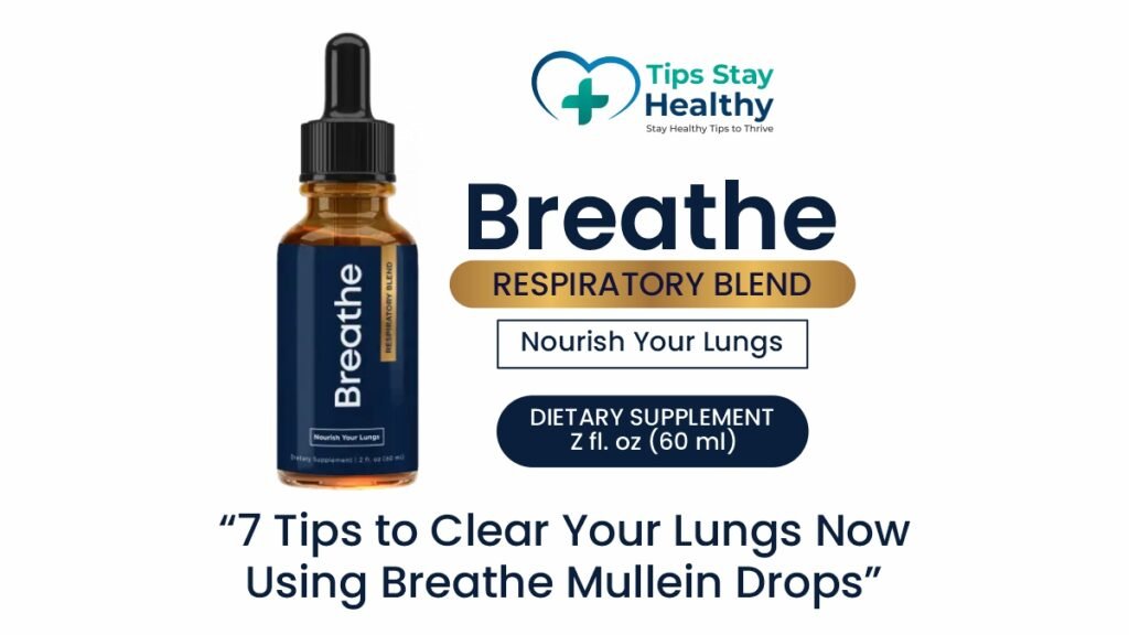 A man and woman taking Breathe Mullein Drops to support clear breathing naturally