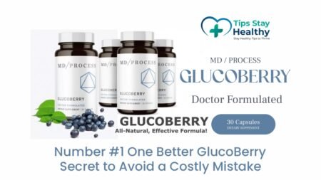 GlucoBerry bottle placed on a wellness journal, representing the #1 secret to avoiding common supplement mistakes.