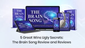 The Brain Song Review and Reviews showing audio program interface and listening setup